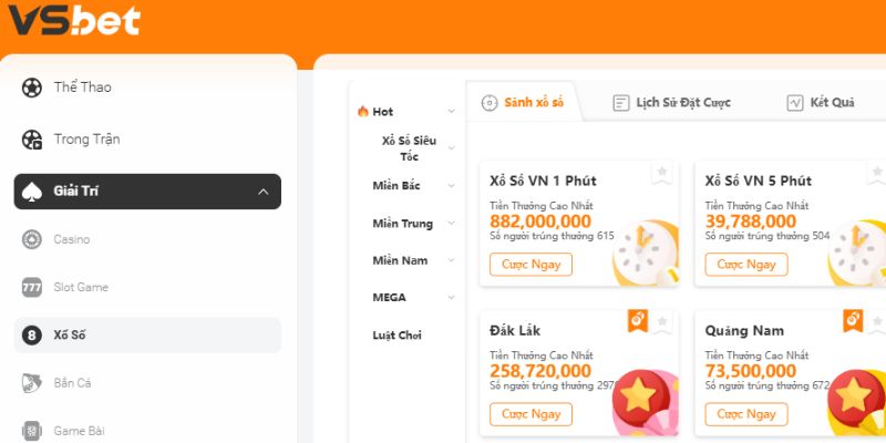VSBET - Nhà Cái Được Nhiều Game Thủ Yêu Thích Nhất Năm 2025
